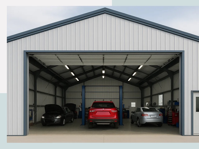 Ангары из сэндвич панелей от 626 руб. в Нурлат