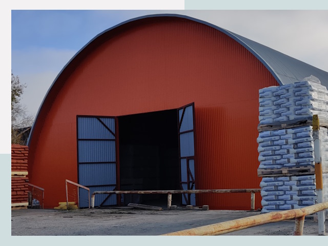 Полукруглые ангары по цене от 626 руб. в Нурлат