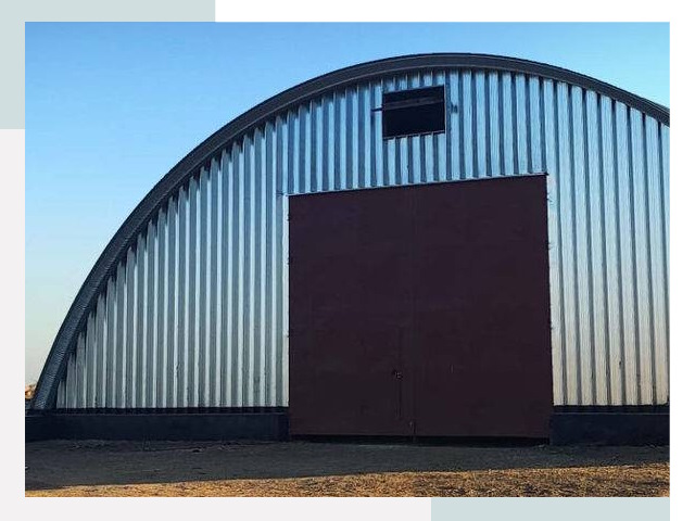 Бескаркасные ангары в Нурлате