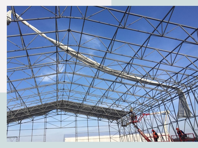 Шатровые ангары от 626 руб. в Нурлате и Татарстане