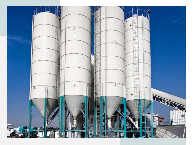 Строительство цементных силосов в Нурлате