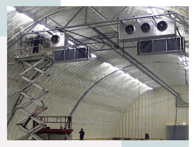 Оснащение ангаров в Нурлате