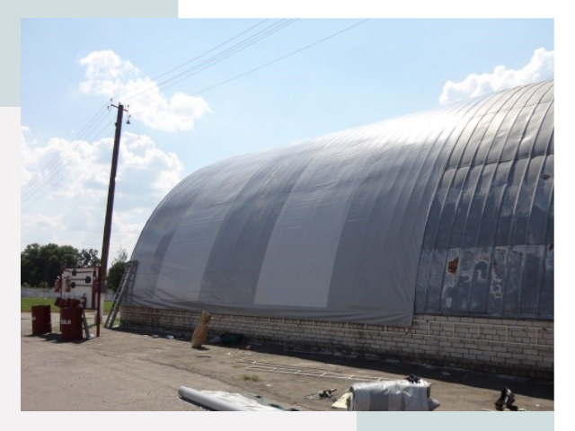 Ремонт ангаров в Нурлате