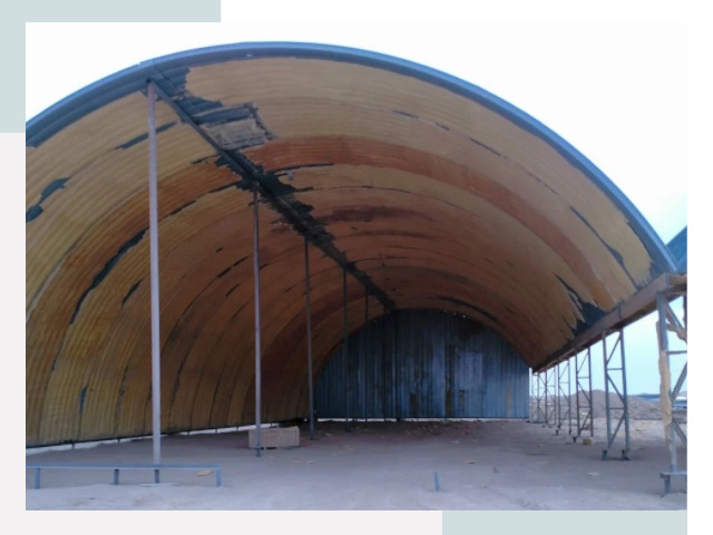 Реконструкция ангаров в Нурлате