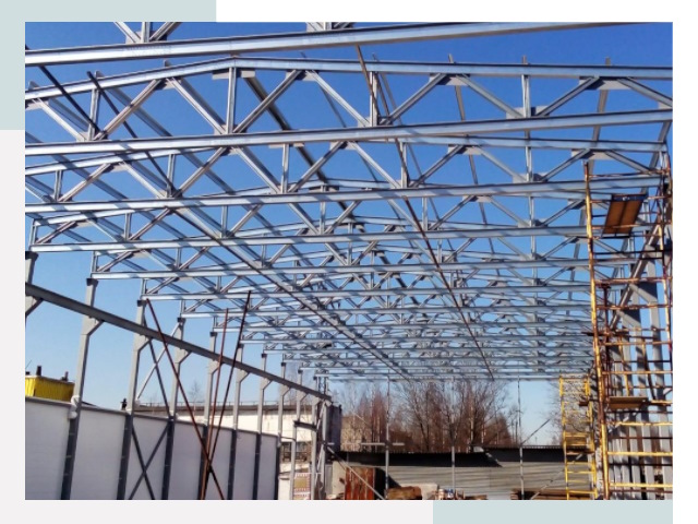 Металлокаркасы для складов в Нурлате